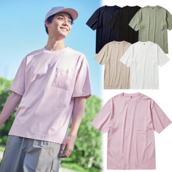 シルキー冷感コットン半袖Ｔシャツ